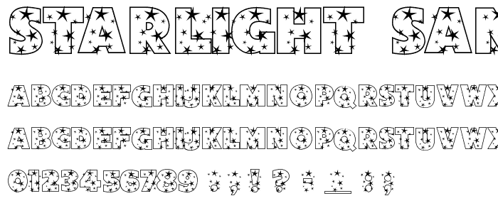 Starlight Sans JL font